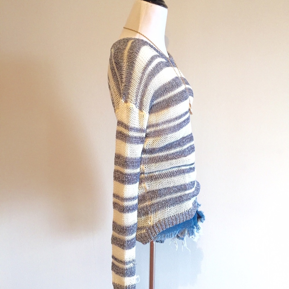 Striped Splendid Sweater - Picture 2 of 3